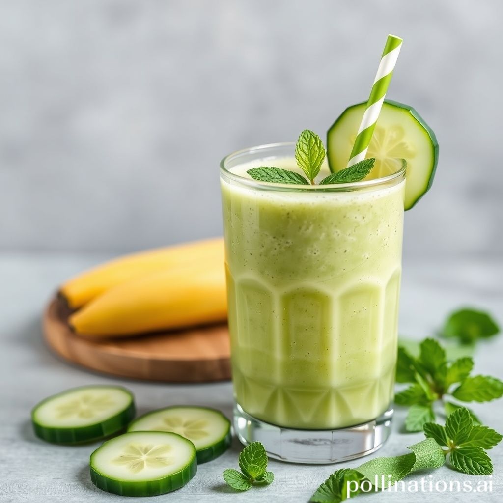 how to make cucumber smoothie